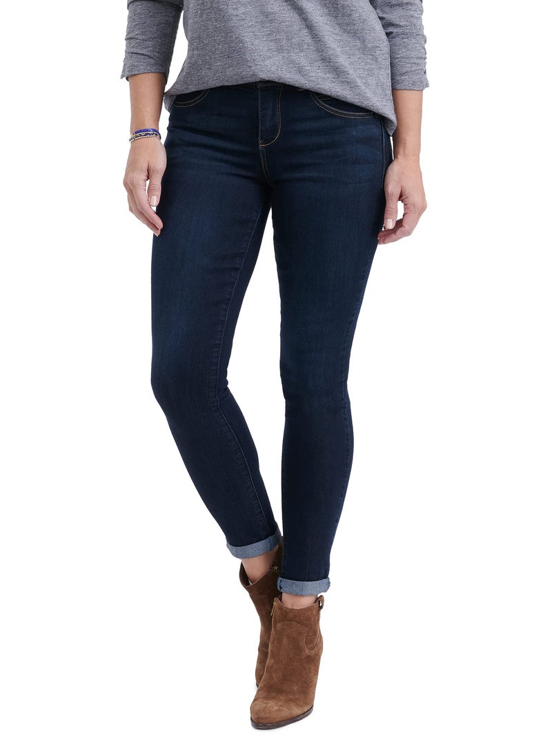 Democracy womens Absolution Ankle Skimmer Jeans, Indigo, 14 US - Image 1